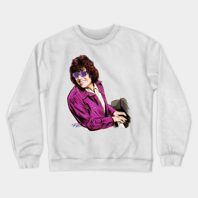 Ronnie Milsap - An illustration by Paul Cemmick Crewneck Sweatshirt by PLAYDIGITAL2020